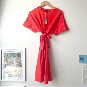 A.P.C. tie-waist Julia dress, new with tags